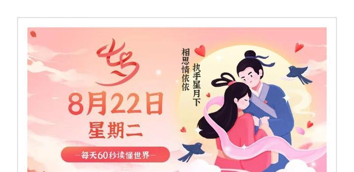 8月22日，星期二，在这里每天60秒读懂世界！-JieYingAI捷鹰AI