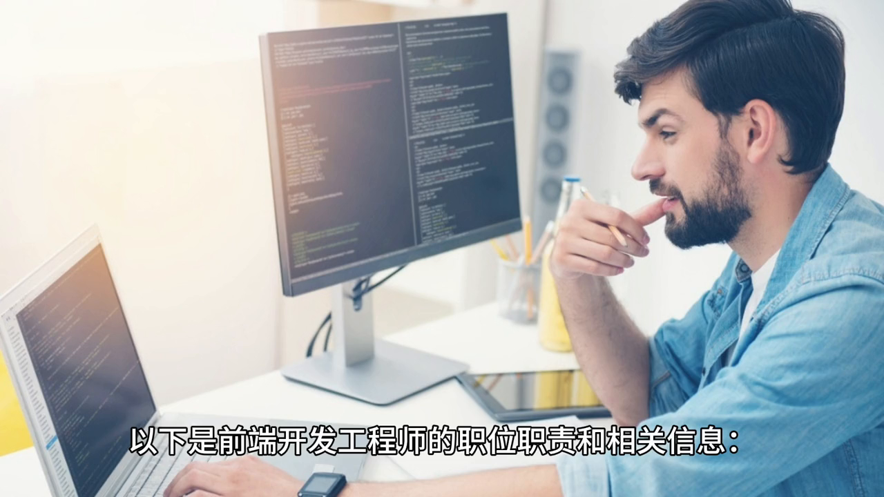 【招聘】前端开发工程师的职位职责-JieYingAI捷鹰AI