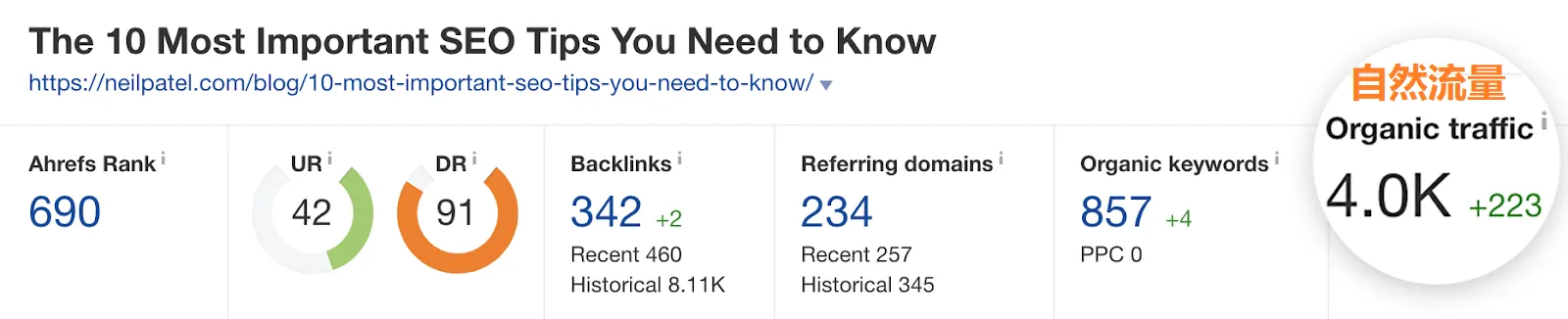 seo tips关键词流量