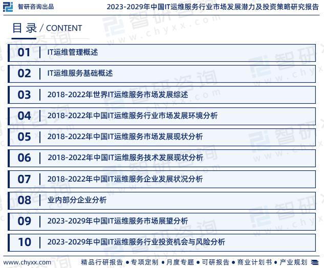 中国it运维管理行业经营模式研究与投资预测分析报告_运维项目计划书_运维项目的效益分析