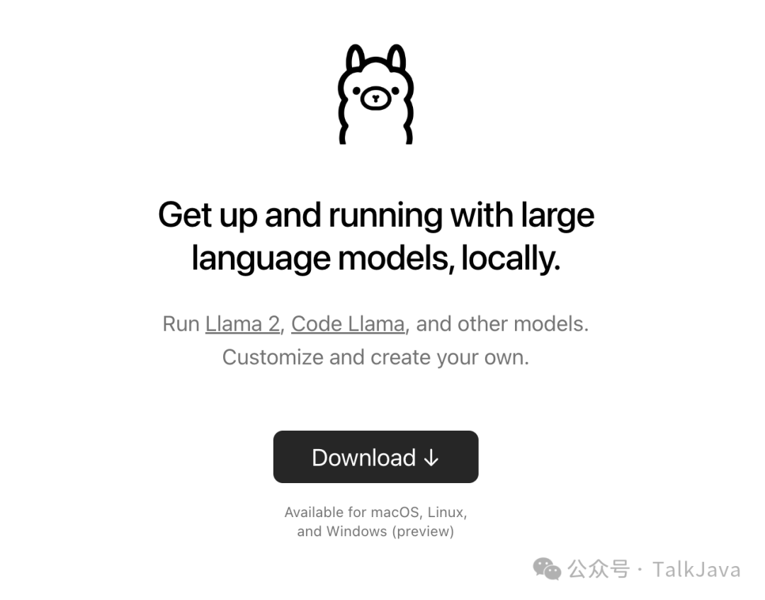 图片[2]-一行命令：本地部署LLM大语言模型聊天机器人-JieYingAI捷鹰AI
