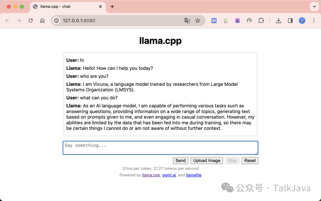 图片[10]-一行命令：本地部署LLM大语言模型聊天机器人-JieYingAI捷鹰AI