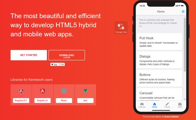 移动web前端框架_移动端前端框架ui库_前端移动端框架