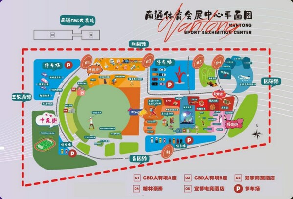 南通体育会展中心平面图
