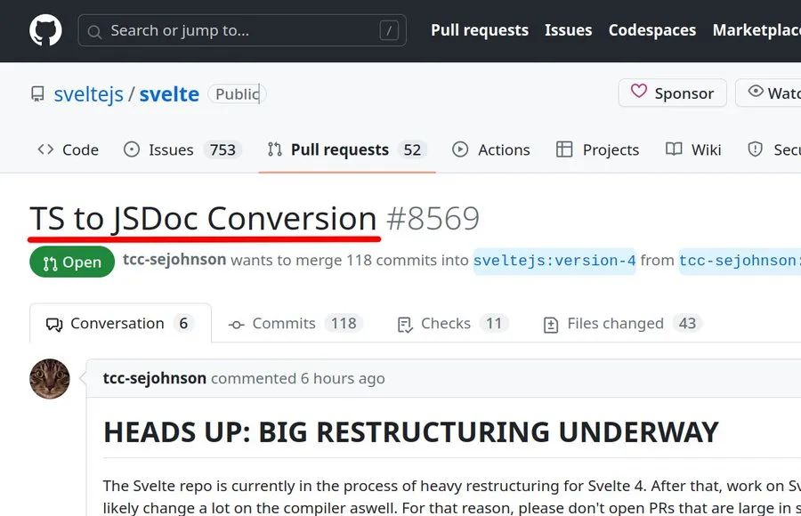 前端框架Svelte放弃TypeScript,JS赢!-JieYingAI捷鹰AI