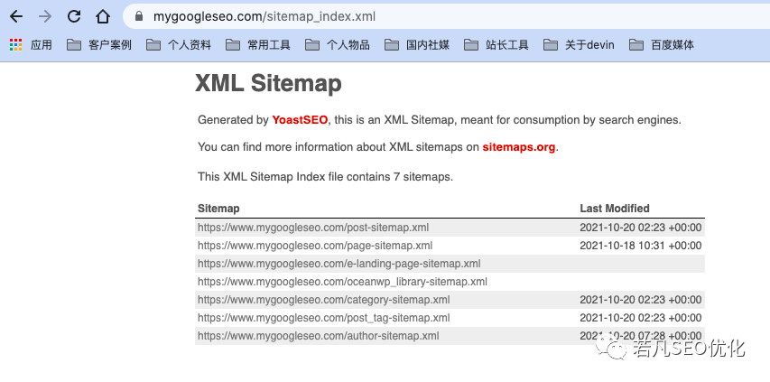 站内优化第二篇：XML 站点地图的全面解析