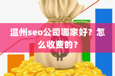 温州seo公司哪家好？怎么收费的？-JieYingAI捷鹰AI