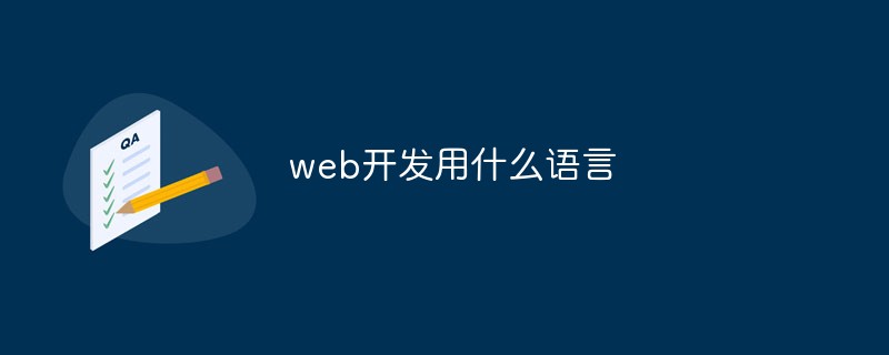 web开发用什么语言-JieYingAI捷鹰AI