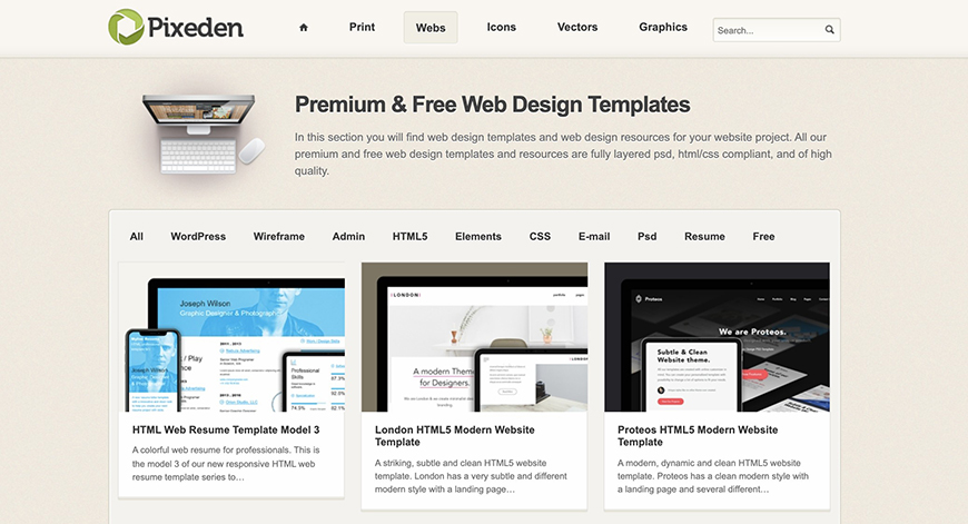 设计神器Pixeden！高级设计和网页开发设计资源库！