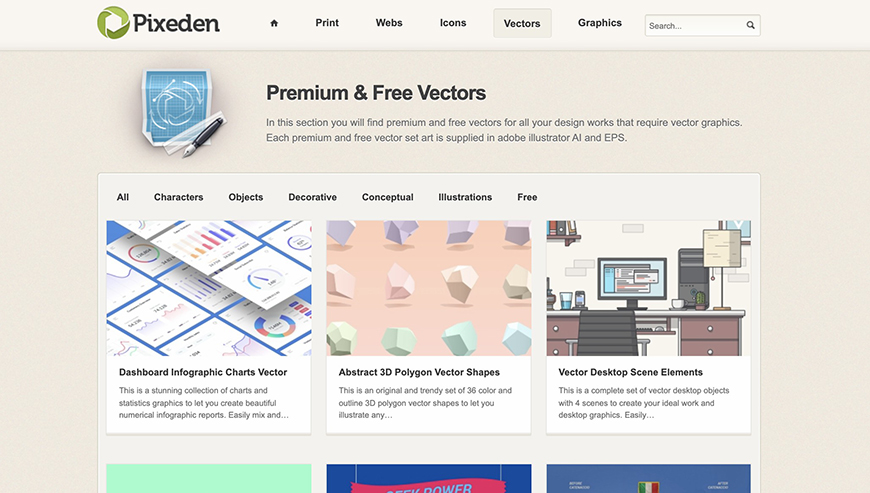 设计神器Pixeden！高级设计和网页开发设计资源库！