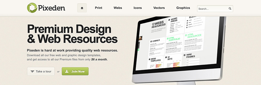 设计神器Pixeden！高级设计和网页开发设计资源库！